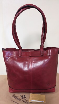 Patricia Nash NWOT Convertible Mallory Tote Scarlet W/Dust Bag
