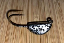 10 TOG SHEEPSHEAD JIGS 32824 Hooks SILVER BLACK VEIN   Blackfish 1/2oz-3oz T&A 