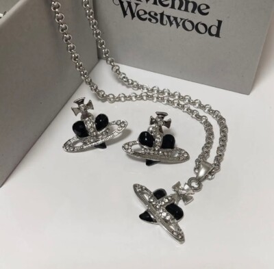 black heart vivienne westwood earrings