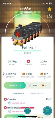 Falinks Train Conductor - Pokémon Trade Go