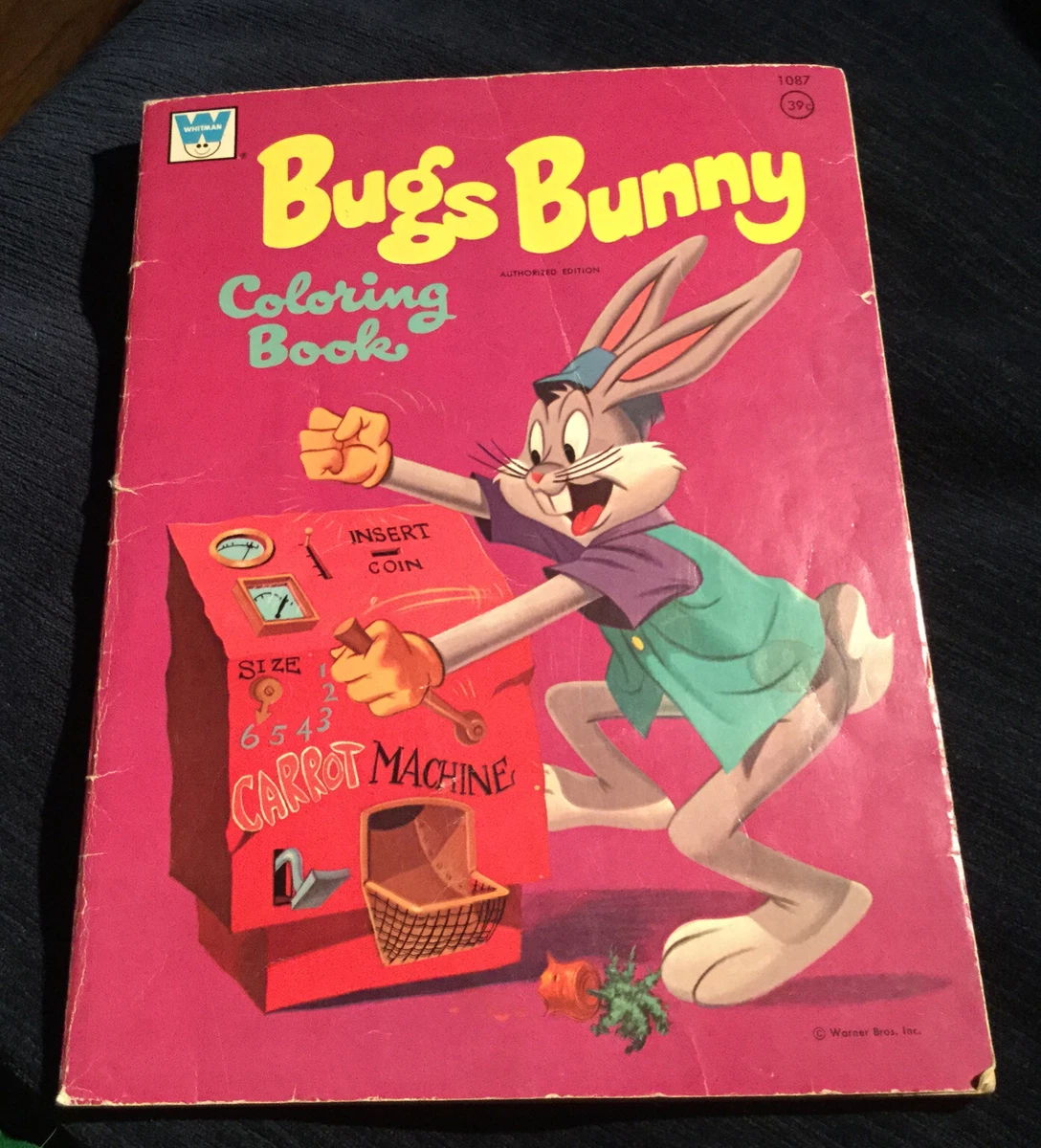 Bugs Bunny With Carrot Coloring Pages