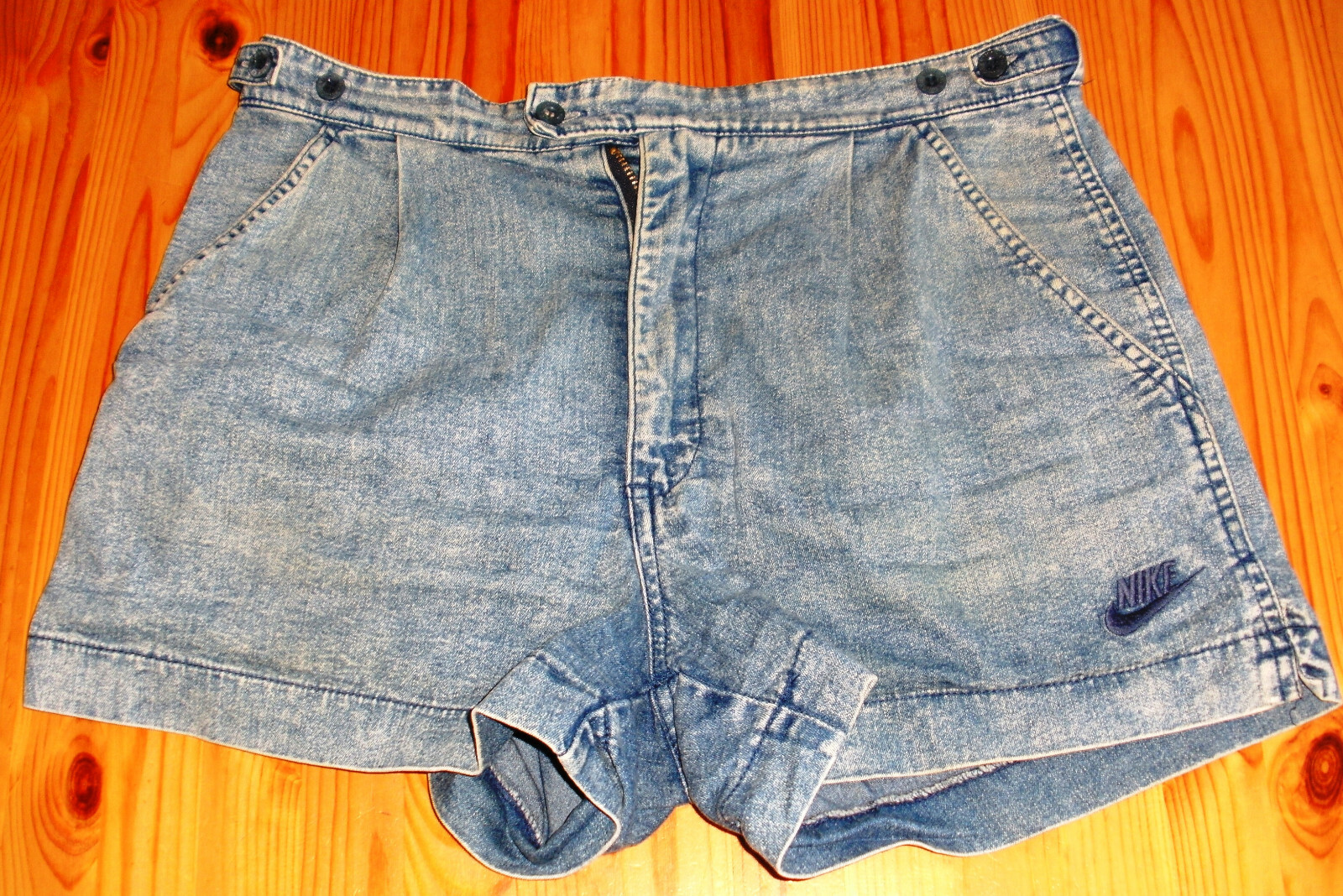 Nike Challenge Court Andre Agassi Tennis Jeans Short Vintage blau, Gr. 32 = M Nike Challenge Court Andre Agassi Tennis Jeans Short Vintage blau, Gr. 32 = M