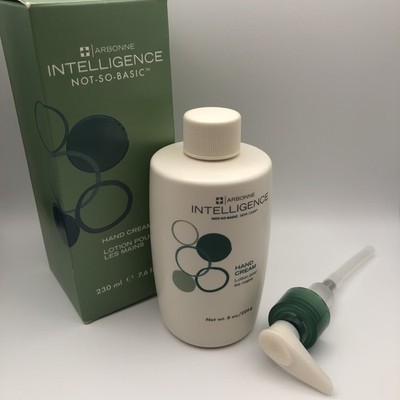 ARBONNE Intelligence Hand Cream 7.6 fl oz w/pump NIB VEGAN