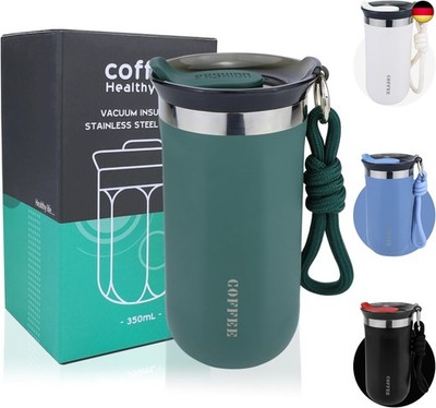350 ml Thermobecher Kaffee to go Kaffeebecher Thermobecher Travel Coffee Mug