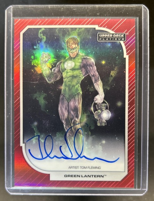 2026 Upper Deck Platinum DC Comics Green Lantern Hal Jordan Auto Red Rainbow #42
