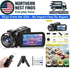 Lightweight Full HD Video Camera with Continuous Shooting & Remote Control