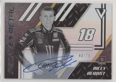 2020 Panini Chronicles Pedal to the Metal Auto 40/75 Riley Herbst #23 Auto 6n5