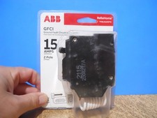 ABB THQL2115GFTA 15 Amp Double Pole GFCI Ground Fault Circuit Breaker Self-Test