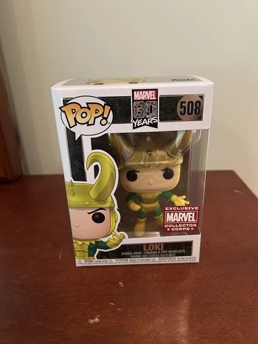 Funko Pop Loki #508 Marvel Collector Corps Exclusive Thor Comics Vinyl Figure