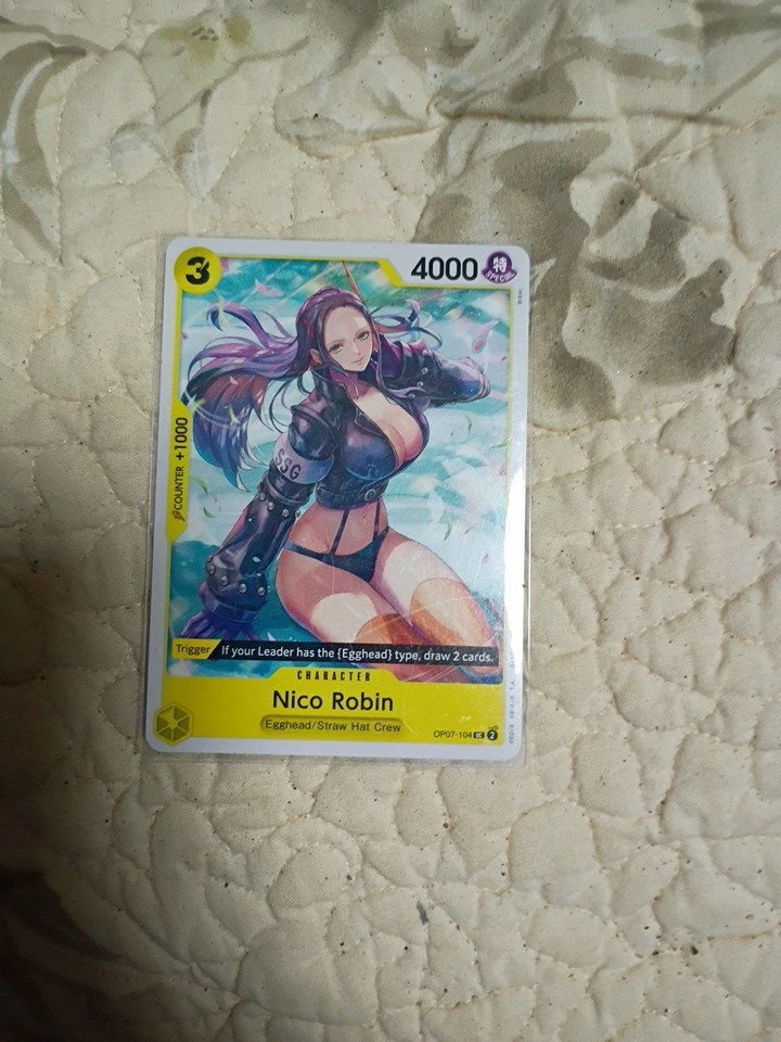 OP:TCG Nico Robin OP07-104 500 Years in the Future Regular YELLOW UNCOMMON