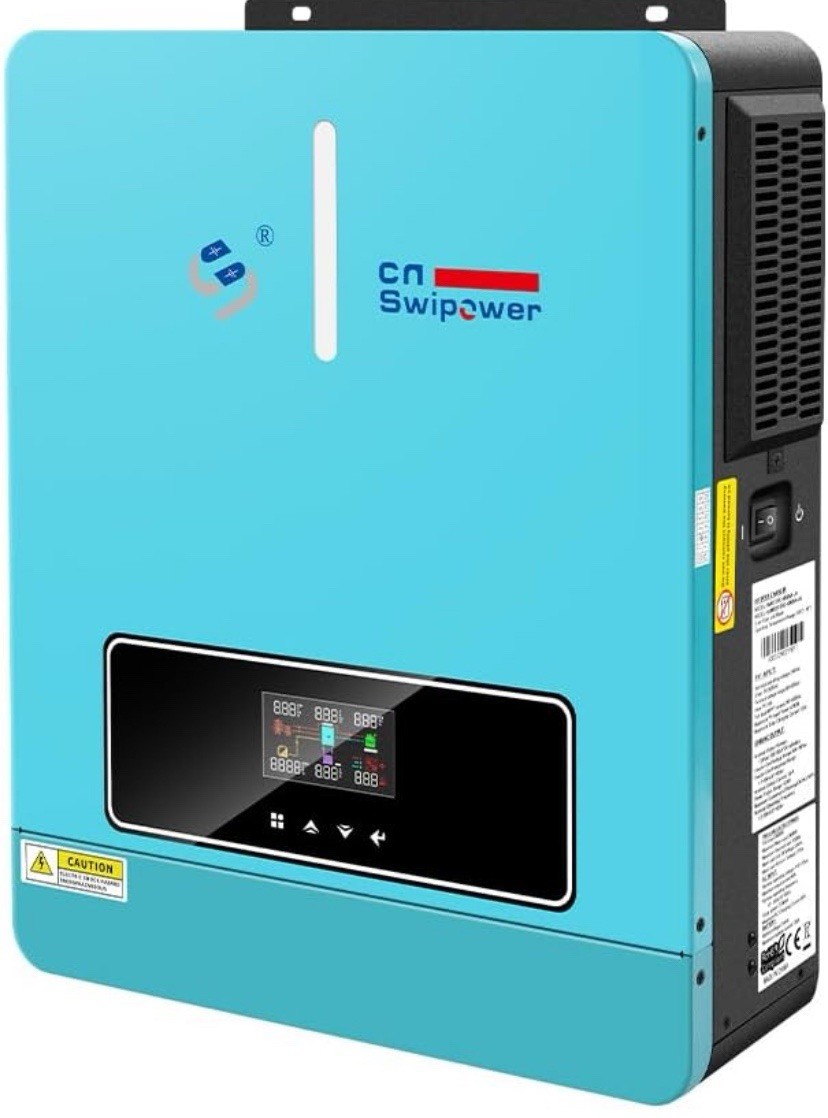 CNswipower SRC 4000VA 3600W Hybrid Solar Inverter pure sine wave inverter 120A M