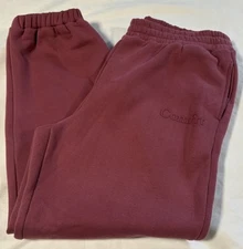 Comfrt Minimalist sweatpants Color- Berry Unisex Adult Size 2XL