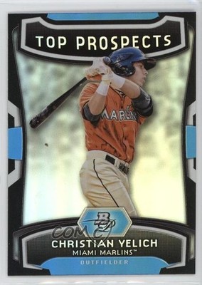 2012 Bowman Platinum Top Prospects Christian Yelich #TP-CY c8a
