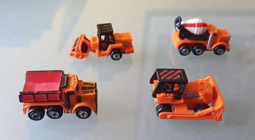 Micro Machines Galoob Construction lotto 4 veicoli vintage - Picture 3 of 5
