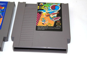 Lot of 2 Nintendo NES Games - Wood And Water Rage & Burger Time