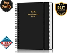 2026 Agenda and Appointment Planner  Hourly Daily Planner book from January2026