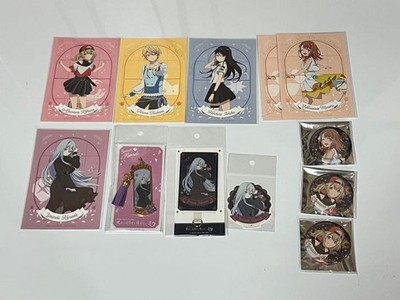 Project Sekai Broken World Miku POP UP SHOP Merch Set - Badges, Cards, Keychain