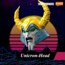 Blokees Transformers Galaxy Version 08 Unicron Head Action Figure Model Kit Toys