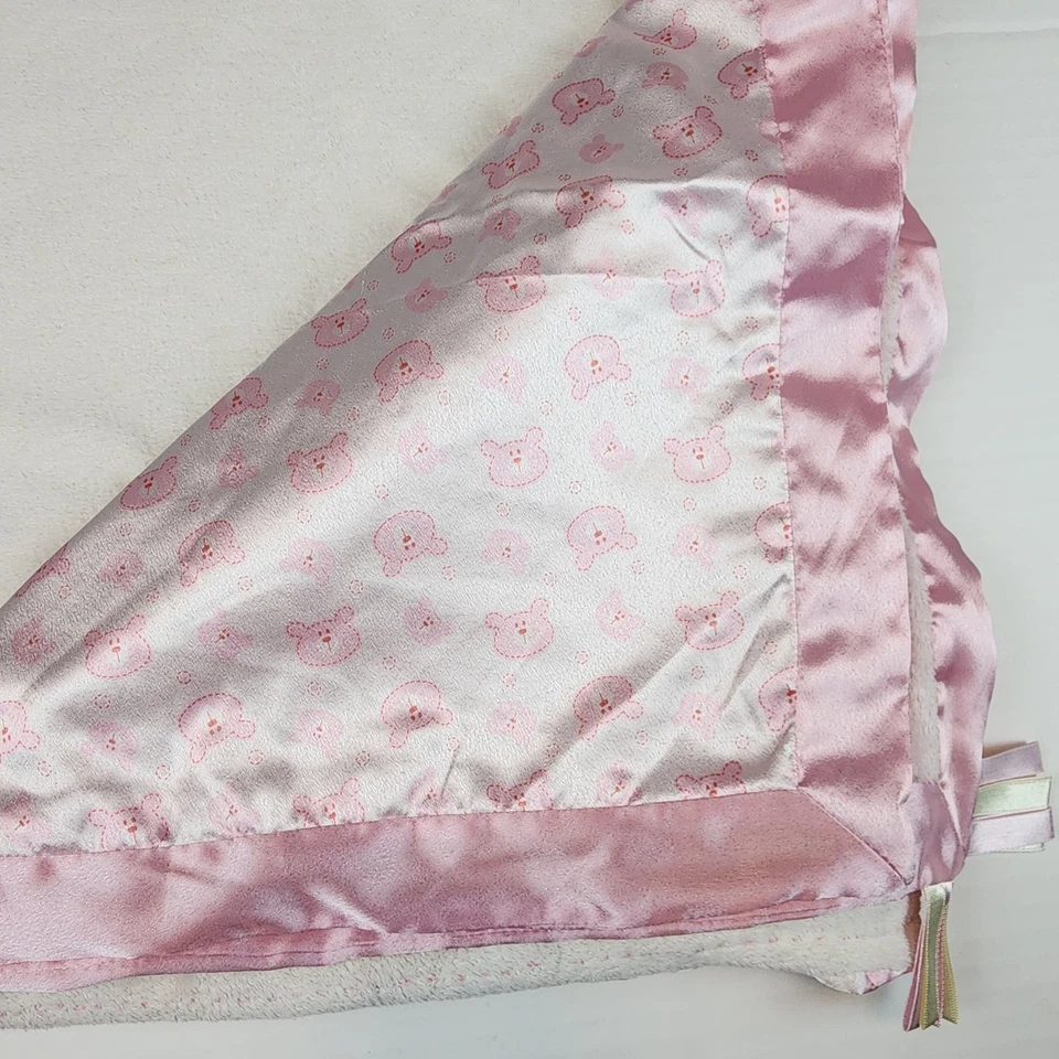 Gund Bear Tales Colección Rosa Blanco Manta Bebé 58597 Foto 4 de 4