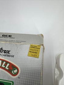 Vectrex SpinBall Complete CIB Video Game Cartridge Manual Overlay 1983 TESTED