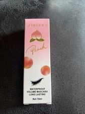 Shedoes Peach Waterproof Volume Mascara Long Lasting 10ml