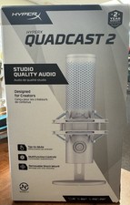 HyperX Quadcast 2 Frost USB Microphone for Gaming Streaming Podcast PC PS5 MAC