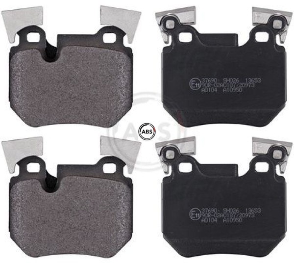 A.B.S. 37690 Bremsbelagsatz FüR Scheibenbremse Bremsbelagsatz FüR BMW-image
