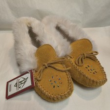 Bastien Industries Hiawatha Moccasins Style 404 Women's Size 10