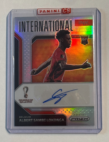 2022 Prizm World Cup International Ink Auto #I-ASL Albert Sambi Lokonga /99 - Bild 1 von 2