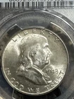 1948-d Franklin Half Dollar, PCGS MS63FBL, Full Bell Lines, Free shipping