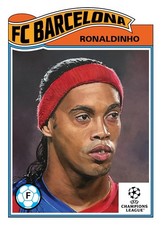 TOPPS LIVING SET UCC UEFA 2025 2026 #874 RONALDINHO BARCELONA PREORDER