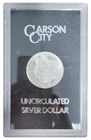 1883 Carson City Mint Uncirculated Morgan Silver $1 Dollar Coin GSA Hoard Case