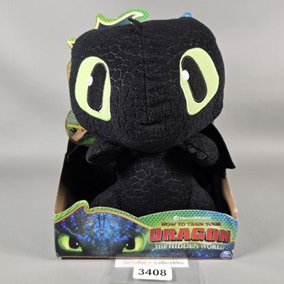 Dreamworks Dragons TOOTHLESS Squeeze & Growl 10-Inch Plush Dragon