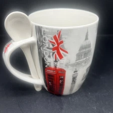 London Mug w Spoon The Leonardo Collection