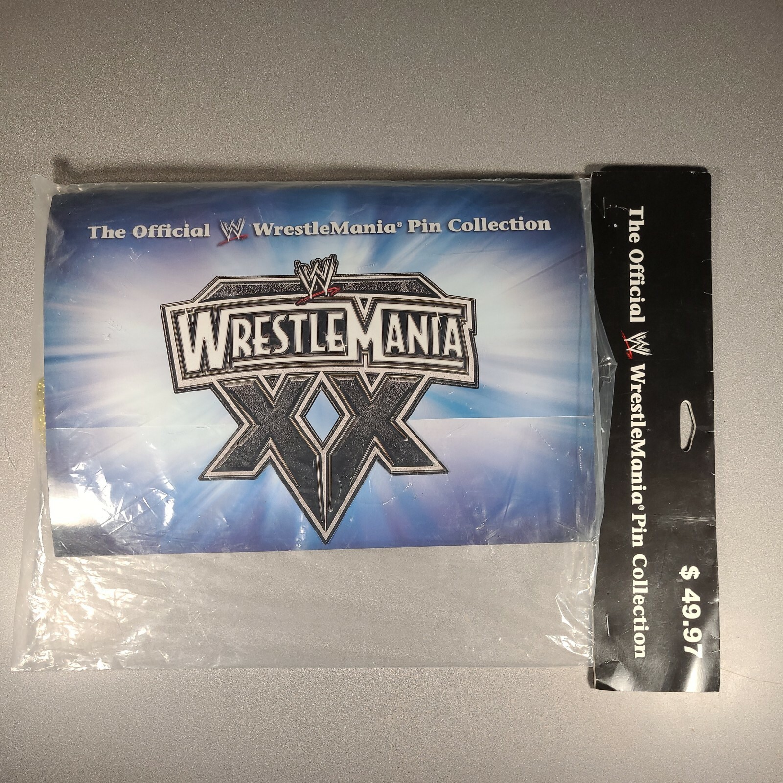 RARO WRESTLEMANIA XX 20 Pines Juego de Insignias Colección Cinturones de Lucha Libre WWE Sellados eBay