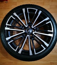 Genuine OEM Audi S5 A5 Rs5 19" Alloy Wheels & Tyres diamond cut black rotor styl