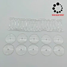 Lot of 5 32mm Small Flying Bases + Stems Used For Warhammer 40k & AoS GW Games 