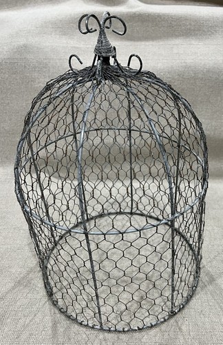 Chicken Wire Dome-Silver-Garden Plant Protector or Home Decor - SET OF 2- NEW - Picture 4 of 20