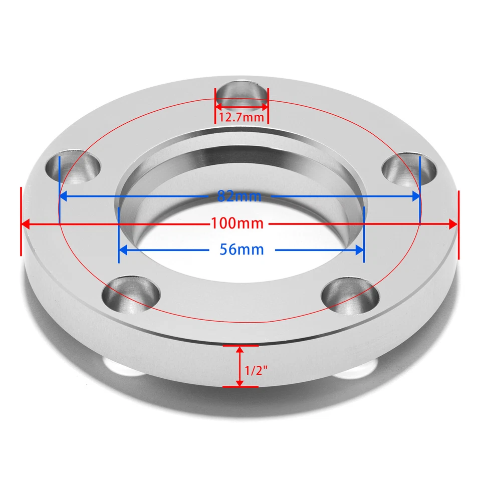Billet espaçador de polia 1/2" para Harley Touring Softail Dyna Sportster 2000-2024 - Imagem 2 de 4