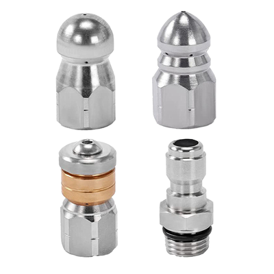 #ad High Pressure Sewer Jetter Drain Cleaning Cold Water Pressure Washer Nozzle Kit $22.99