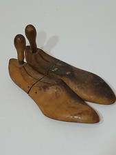 Antique Shoe Trees Forms Wooden Shoe Last Shoemakers stamped "83" Size 28
