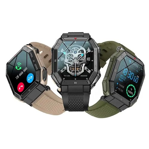 Military Smart Watch Fitness Trekking Iphone Android Samsung LG Bluetooth IP67 - Picture 6 of 10