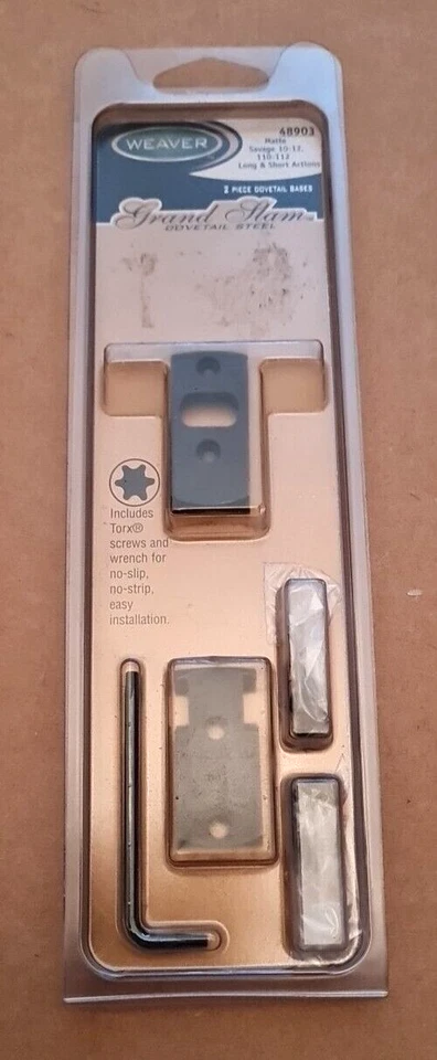 Weaver 48903 Two Piece Steel Turn In Base Set For Savage 10-12, 110-112 LA Or SA - Image 2 of 3