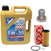 MotoröL Set 5W-30 5 Liter + ÖLfilter + Schraube FüR Bmw 1Er 3Er 5Er 6Er X5 Mini