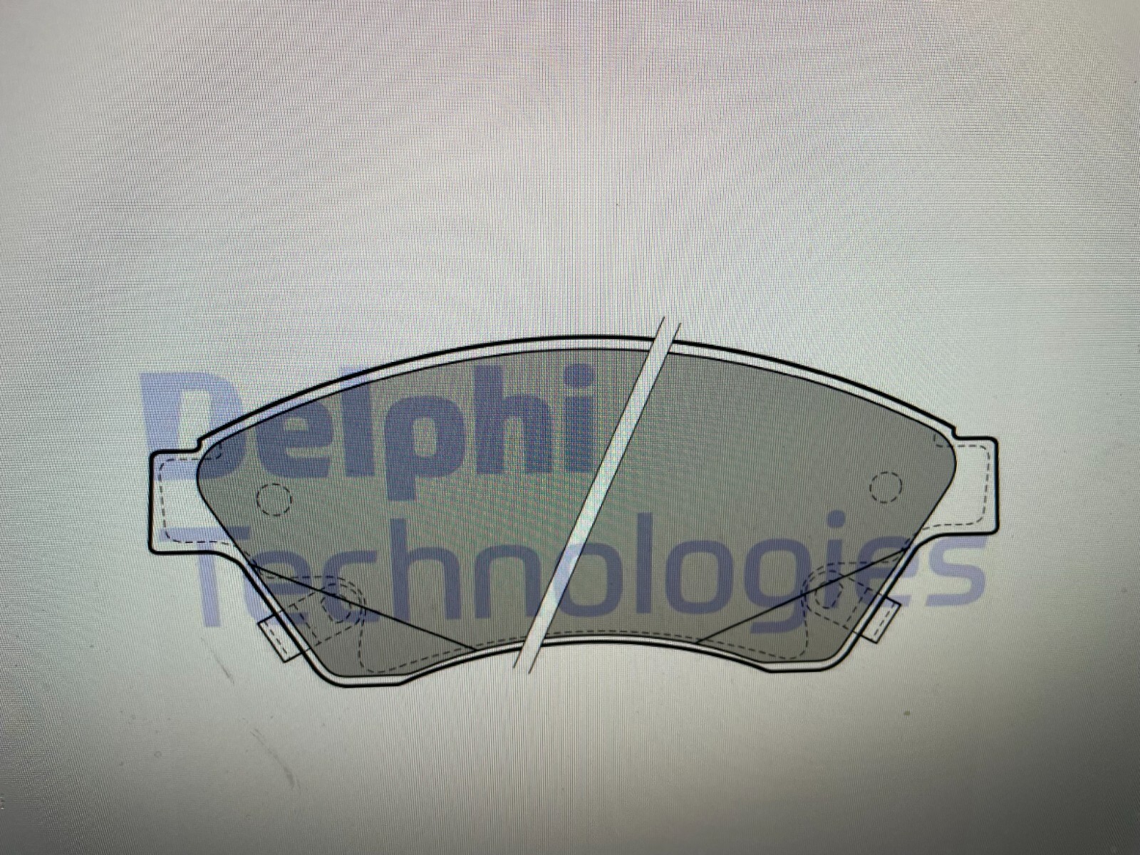 Delphi OEM Front Brake Pads For Chevy Cruze Sonic Cruze Limited