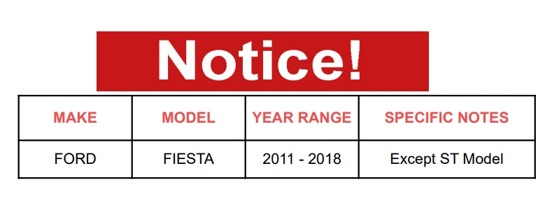 Conjunto de cojinete de cubo de rueda trasera para Ford Fiesta 2011 2012 2013 2014-2018 4 tacos Foto 2 de 4