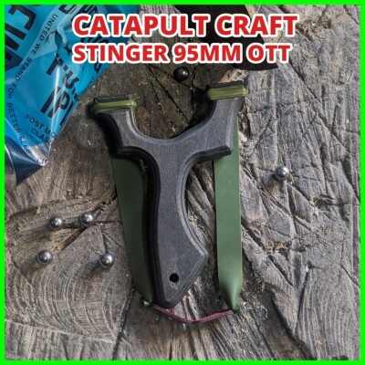 Katapult Craft Stinger 95mm OTT Steinschleuder/Katapult - Leistungsstarkes Katapult Jagd