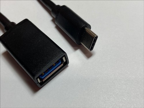 OTG Host USB A Female to USB-C USBC Type C Adaptor Convertor Wire Lead - Picture 2 of 4