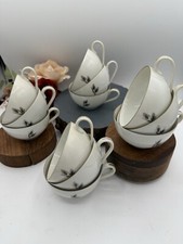 Fukagawa Arita Japan  928 Wheat - Coffee Cups 3.75 Inch Lot Of 12.