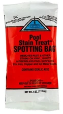 Removes Copper & Rust Treat Spotting Bag For Vinyl & Gunite Pools - 4 oz